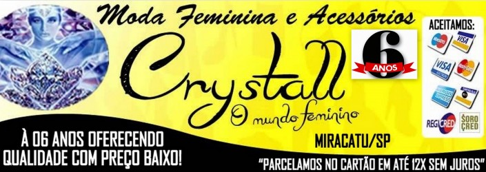 Loja Crystall - "O Mundo Feminino"